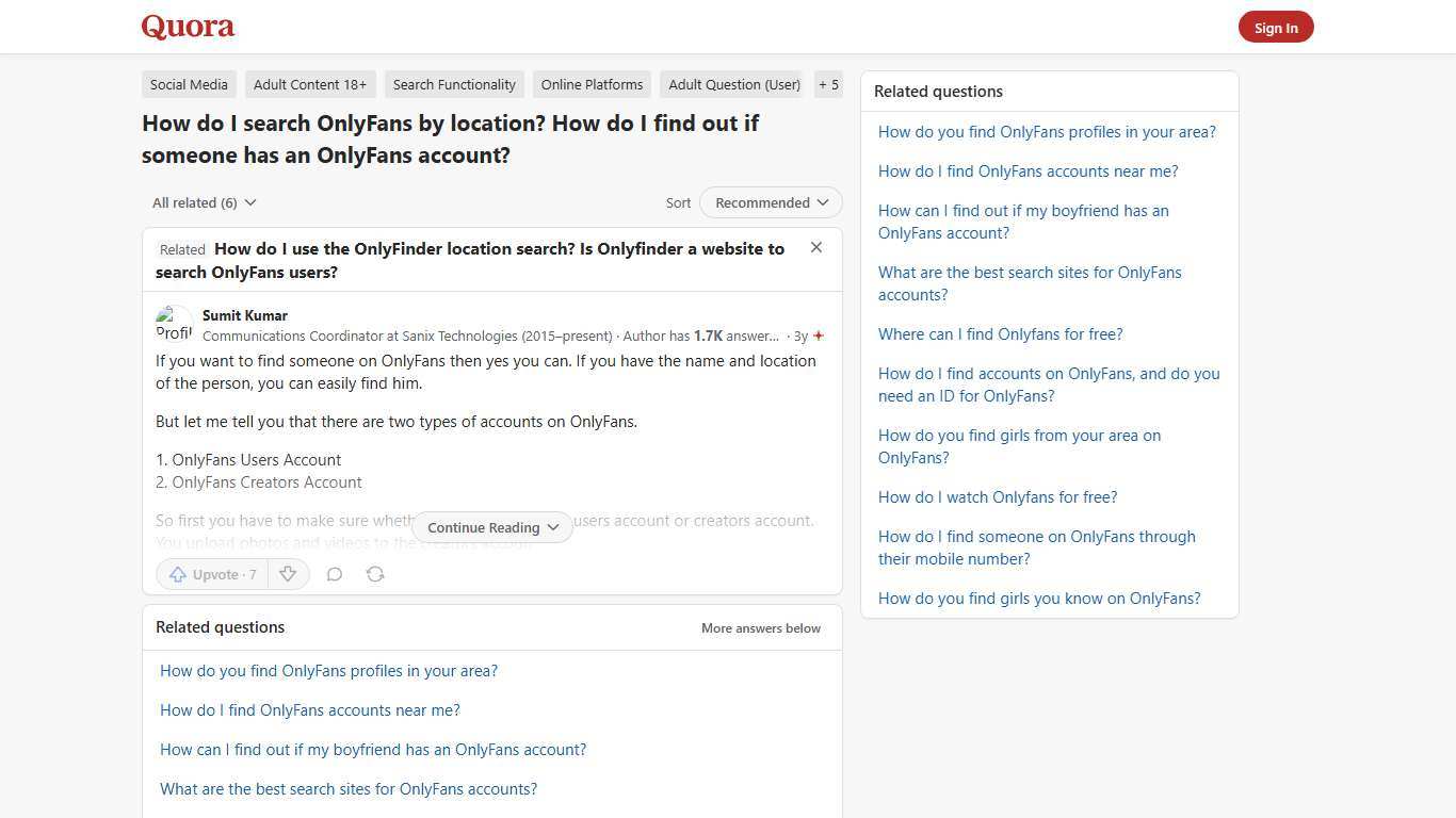 How to search OnlyFans by location? How do I find out if someone has an OnlyFans account - Quora